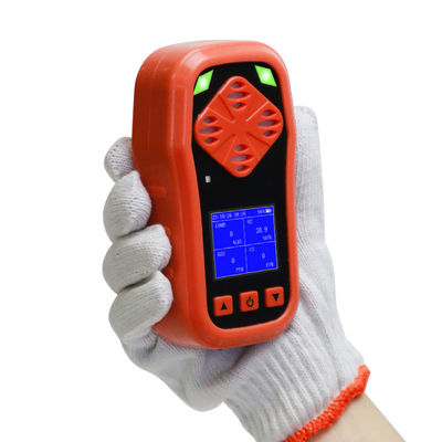 Lekkie przenośne wielofunkcyjne detektory gazu EX CO H2S O2 Standard 4 Monitor gazu