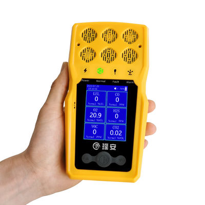 Yaoan 6 w 1 Przenośny wielofunkcyjny detektor gazu Monitor 700g BTQ-YA-C100FT-6