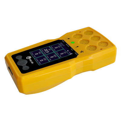 Certyfikat CE FCC 6 w 1 Multi Gas Monitor przez Yaoan O2 CO H2S LEL VOC CO2 USB Recharge