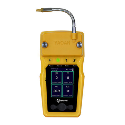 LEL CO H2S O2 Przenośny wykrywacz wycieków gazu wielogazowego z wibracjami i dźwiękowymi alarmami