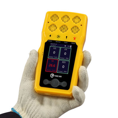 Przenośne analizatory gazu 6 w 1 Multi Gas Monitor dla procesów przemysłowych
