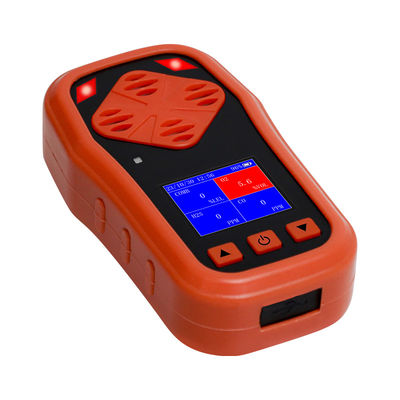 YAOAN CDX4 4 w 1 przenośny wielofunkcyjny wykrywacz gazu O2 / CO / H2S / EX wykrywacz gazu z ekranem LCD