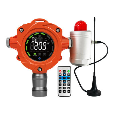 Certyfikat CE FCC ATEX Inteligentny stały czujnik gazowy Monitor H2S EX Detektor wycieku gazu Stałe analizatory gazu